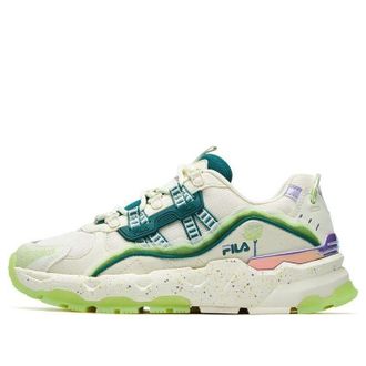 Fila (WMNS) FILA Disruptor Low Sneakers White Green F12W131114FWS