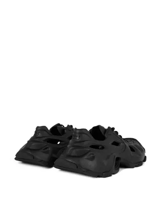 Balenciaga Womens Hd Sneaker Black Mesh Rubber