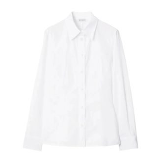 Burberry Eliza Cotton Poplin Shirt - female - Burberry - Shirts - White - XS - Blouses & Shirts