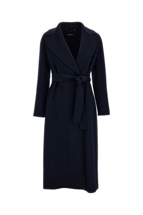 Max Mara Dark Blue Trench Coat