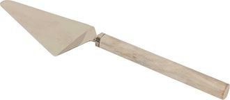 Foreside Home And Garden Whitewash Wood Handle Metal Serving Utensil in Brown at Nordstrom
