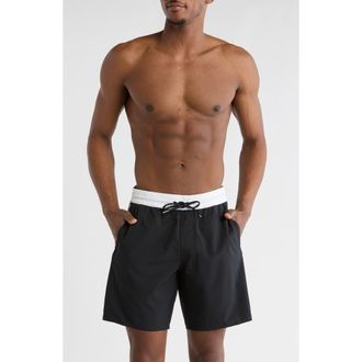 Volcom Jones Swim Trunks in Black at Nordstrom Rack, Size X-Large
