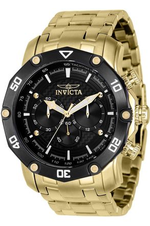 Invicta Pro Diver 37725 Heren Horloge - Quartz Uurwerk - Roestvrij Staal met zwarte Wijzerplaat - 50mm