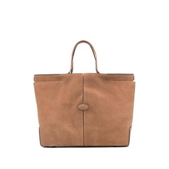 Tod's Brown Di Bag Large Tote