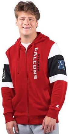 Starter Mens Starter Red Atlanta Falcons Extreme Full-Zip Hoodie at Nordstrom, Size Xx-Large