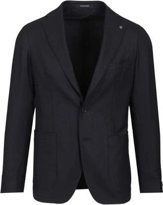 Tagliatore Montecarlo Blazer - Heren - Blazers - Blauw - L - Wol - Jassen
