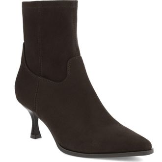 Mia Aletta Pointed Toe Bootie in Chocolate at Nordstrom Rack, Size 8.5
