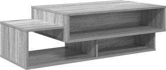vidaXL Mesa De Caf&eacute; Gris Sonoma 105 X 50 X 32,5 Cm Vidaxl