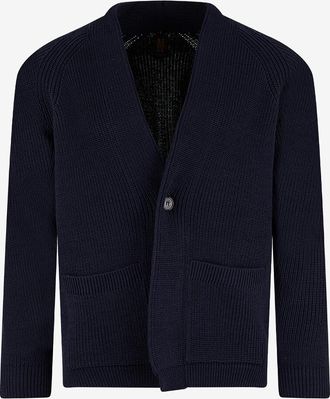 Batoner Strickjacke mit V-Ausschnitt aus Maschenstrick Waso