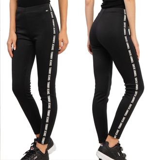 OEM Leggings Deportivos Tommy Jeans Para Mujer Con Cinta Tjw Dw0dw10346-bds S