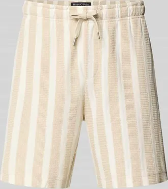 Marc O'Polo Regular Fit Shorts aus reiner Baumwolle in Beige, Gr&ouml;&szlig;e XXL