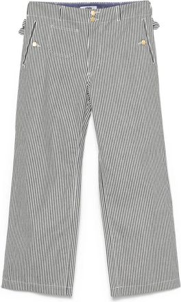 Junya Watanabe Pantaloni a righe - Bianco