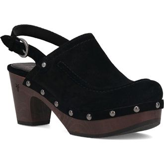 Frye Jessica Clog in Black at Nordstrom Rack, Size 10
