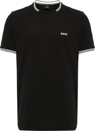 HUGO BOSS Logo-patch Crew Neck T-shirt