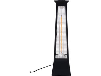 Habitat et Jardin Habitat Et Jardin - Calefactor El&eacute;ctrico Radiante De Fibra De Carbono volcano - 2000w - Negro