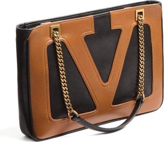 Valentino Garavani Borse Nero, Marrone-Donna