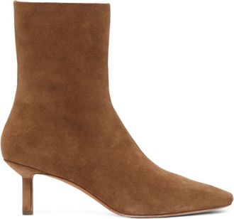 3.1 Phillip Lim Nell 65mm suede boots - women - Calf Suede - 35 - Brown