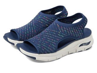 Skechers Arch Fit - Catchy Wave Womens Shoes Navy : 11 B - Medium