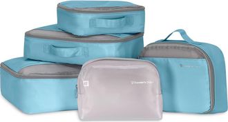 Travelers Choice 5-Piece Packing Cube Set in Light Blue at Nordstrom Rack