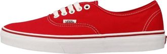 Vans Authentic Shoe - Heren - Skateschoenen - Rood - 36 EU - Fitness