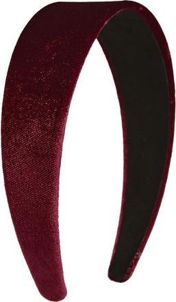Tasha Velvet Headband in Red at Nordstrom
