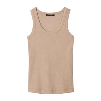 Luisa Cerano Tops, Dames, Bruin, M, Katoen, Basic Top