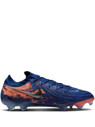 Nike Phantom GX II Elite FG Erling Haaland Phantom low-top sneakers met textuur - Blauw