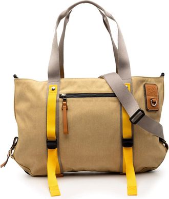 Loewe 2021 Canvas Eye Nature Tote satchel - women - Canvas - One Size - Neutrals