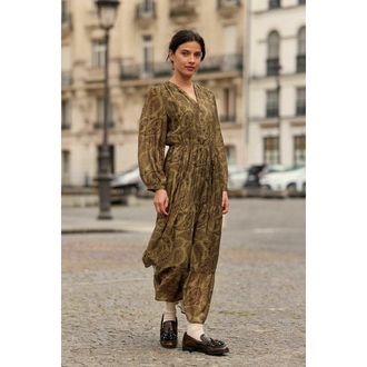 La petite &eacute;toile Bedrukte lange jurk, lange mouwen, RYMA