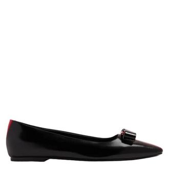 Ferragamo Ferragamo Vara Bow Leather Ballet Flats