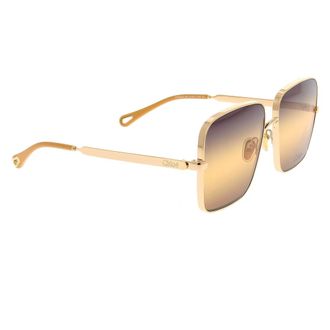 Chloé Accessoires, unisex, Geel, ONE Size, Zonnebrillen