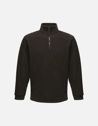 Regatta Professional Great Outdoors Unisex Thor Overhead Half Zip Anti-Pill Fleece Sweater (170 GSM) - Black - Size: 22/20/46