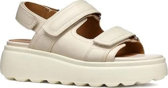 Geox Sandalen met dubbel bandje - Beige