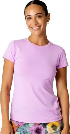 Sofibella UV Colors Short Sleeve Womens Tennis Shirt in Lavender at Nordstrom, Size X-Large