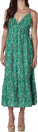 Dex Clothing Fiji Midi Dress In Green