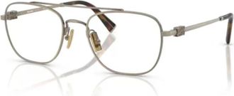 Miu Miu Stijlvolle zonnebril voor modieuze uitstraling - unisex - Brillen - Grijs - 53 MM - Accessoires