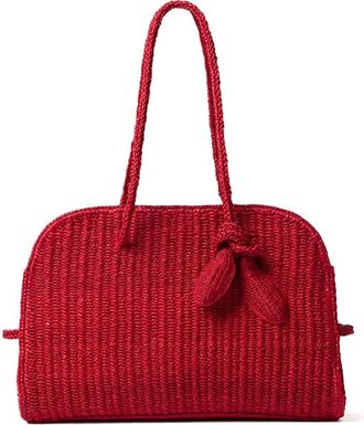 Jacquemus Le Turismo Raphia - Dames - Shoppers - Rood - ONE Size - Tassen