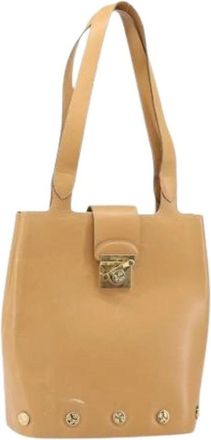 Ferragamo Pre-owned Handbags, female, Beige, Size: ONE SIZE Pre-owned Hand Bag