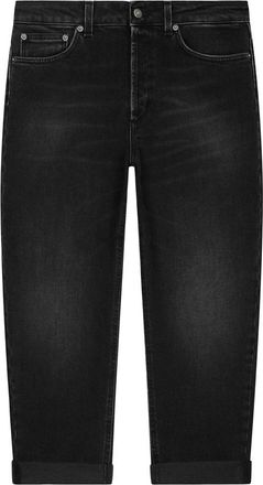 Dondup Zwarte Herenbroek - Dames - Cropped Jeans - Zwart - W25 - Jeans