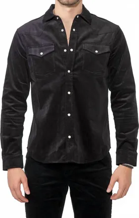 Monfrere Eastwood Needle Cord Jacket In Noir