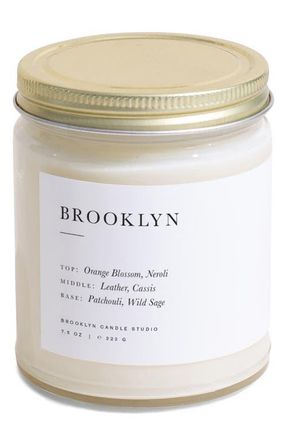 Brooklyn Candle Studio Brooklyn Jar Candle in White at Nordstrom