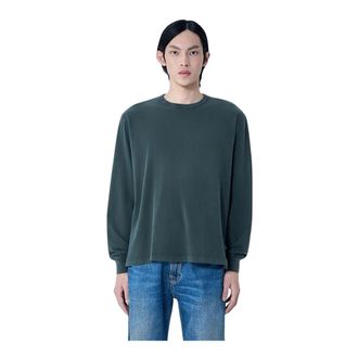 Our Legacy Long Sleeve Tops, male, Green, Size: 2XL Cruise Longsleeve