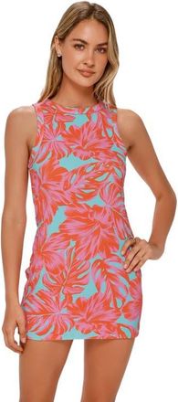 Swim Systems Giovanna Cover-up Dress in Palm Daze Rib at Nordstrom, Size X-Small