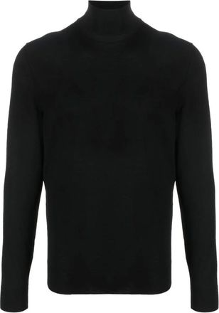 Drumohr Dolcevita ML Rasato - Knitwear - Hombre - Negro - L