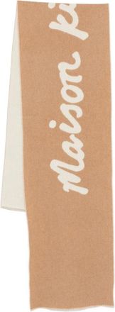 Maison Kitsun&eacute; Logo-jacquard Scarf