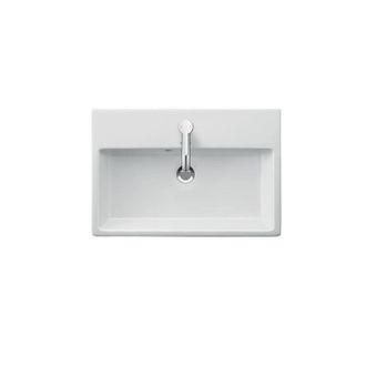 Duravit Duravit Waschtisch Compact Vero Air M &Uuml;l M Hlb 600x400mm Ohne Hahnloch Wei&szlig;