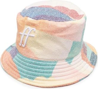 Forte_Forte Multicolour Casual Jacquard Hoed - Dames - Hoeden - Veelkleurig - ONE Size - Katoen - Accessoires