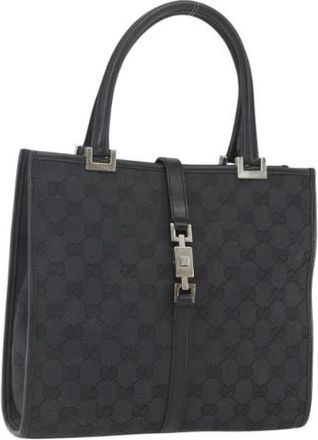 Gucci Pre-owned Handbags, female, Black, Size: ONE SIZE Pre-owned Vintage Handbag