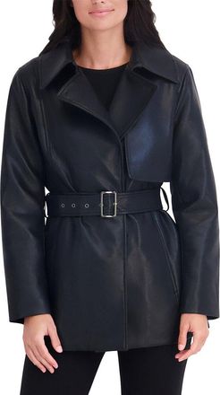 Kenneth Cole Faux Leather Jacket