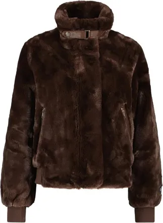 Rino&Pelle Jassen, Dames, Bruin, 2Xl, Leer, Ambra Jacket